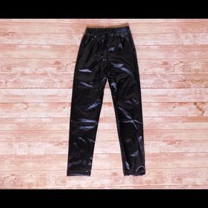Faux leather leggings
